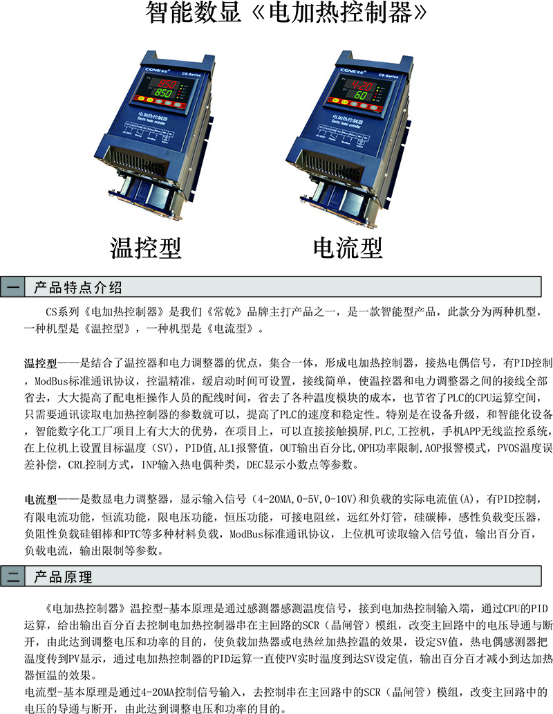 CS系列電加熱節制器 CS6-3-3V100-MPA(圖1)