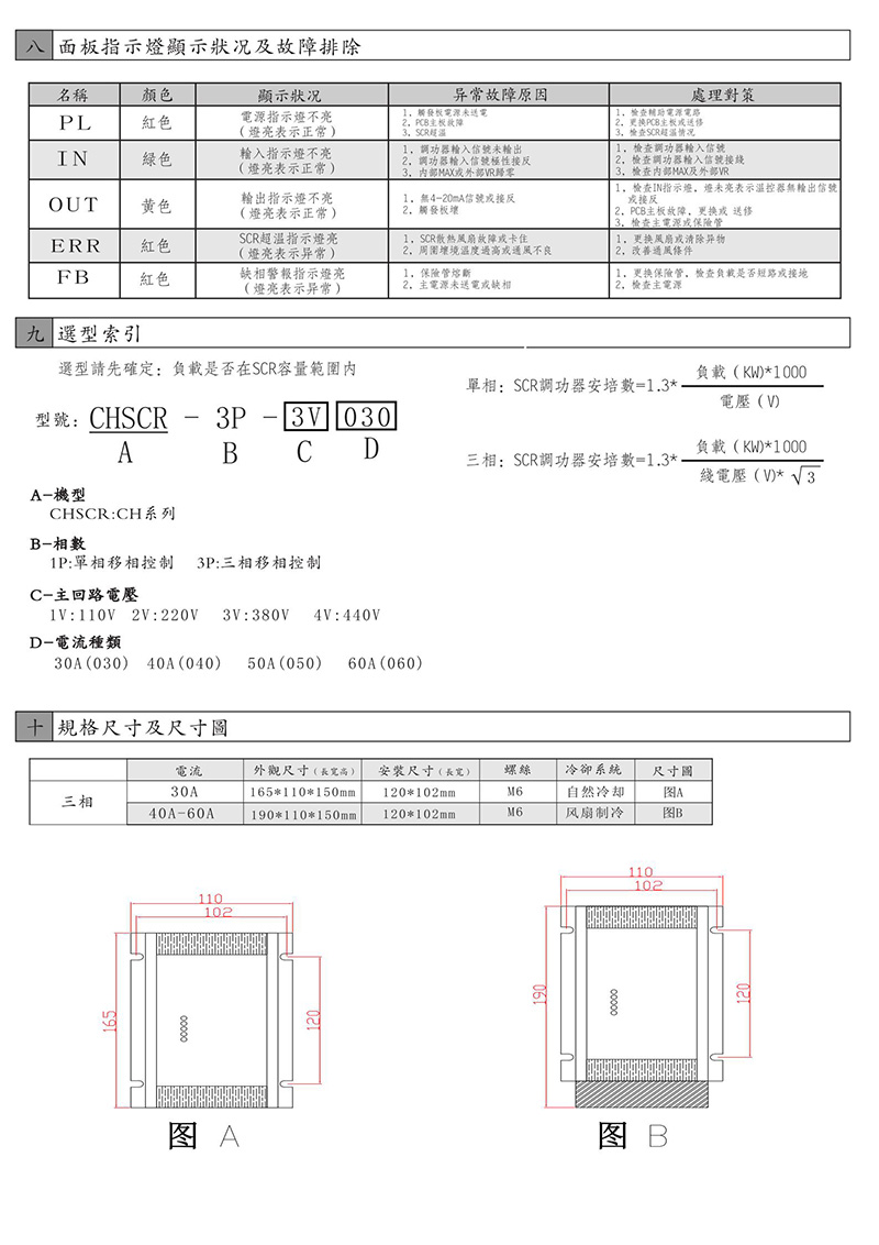 東莞常乾CH-SCR電力調劑器 電流50A 可控硅 調壓器(圖4) 東莞常乾CH-SCR電力調劑器 電流50A 可控硅 調壓器(圖4)